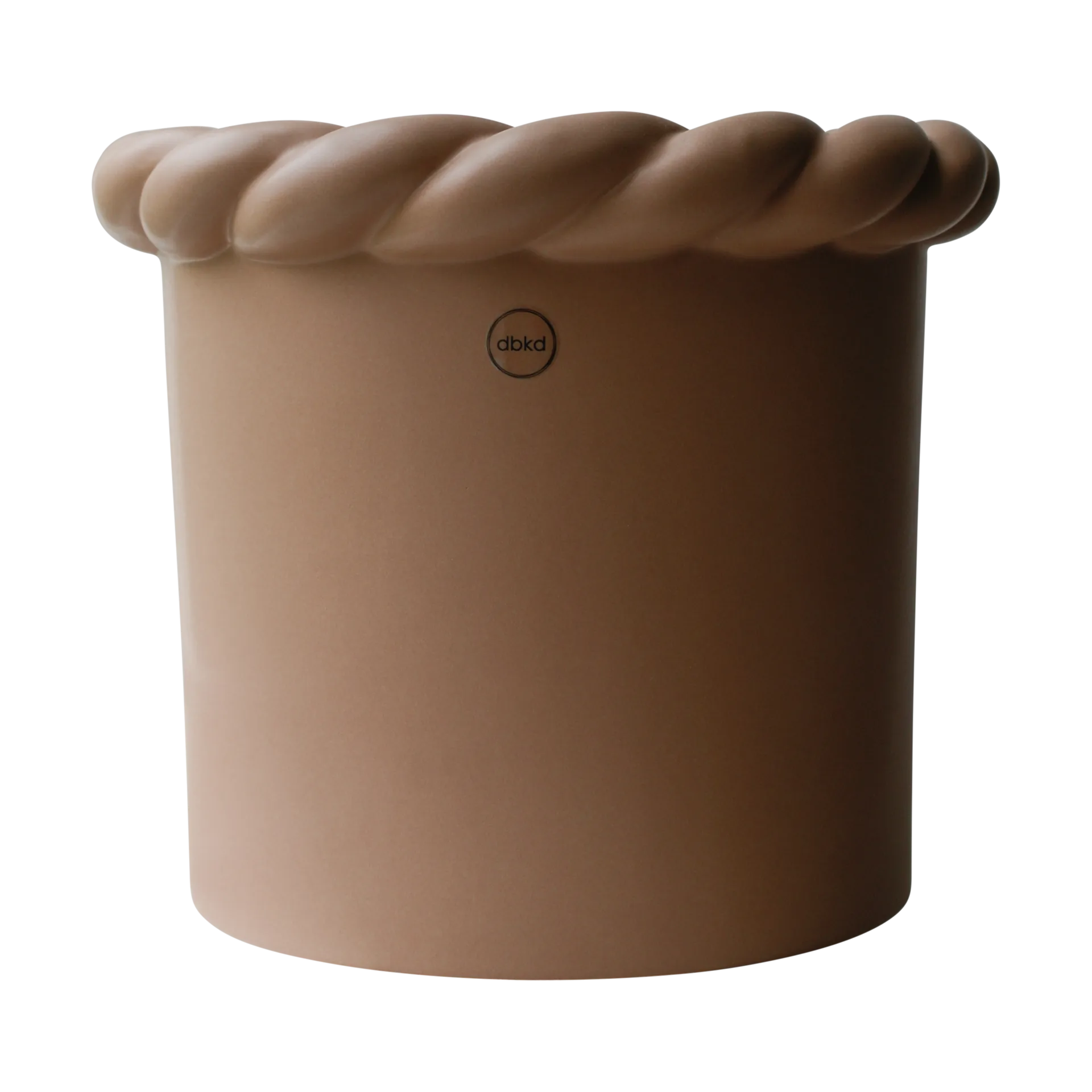 Γλάστρα λουλουδιών Twine 22 εκ, Nougat DBKD