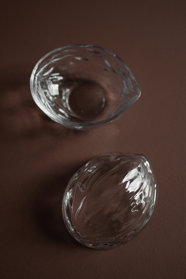 Μπολ από καρυδιά με καπάκι Walnut , Clear DBKD