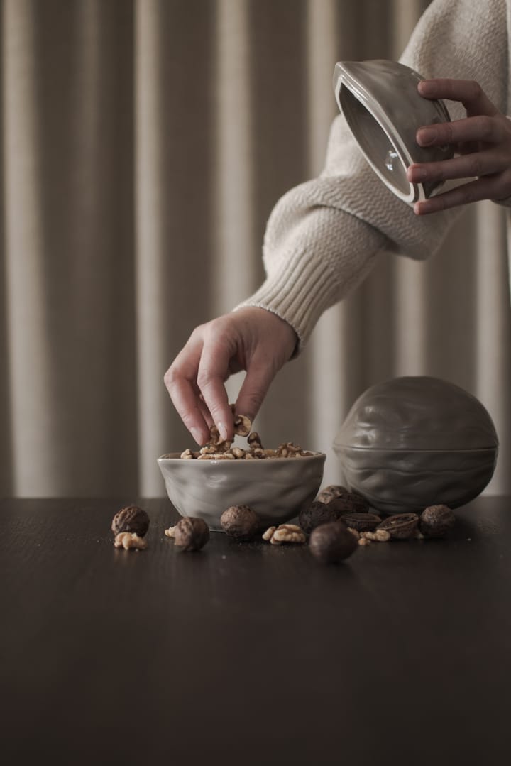 Μπολ από καρυδιά με καπάκι Walnut , Shiny mole DBKD