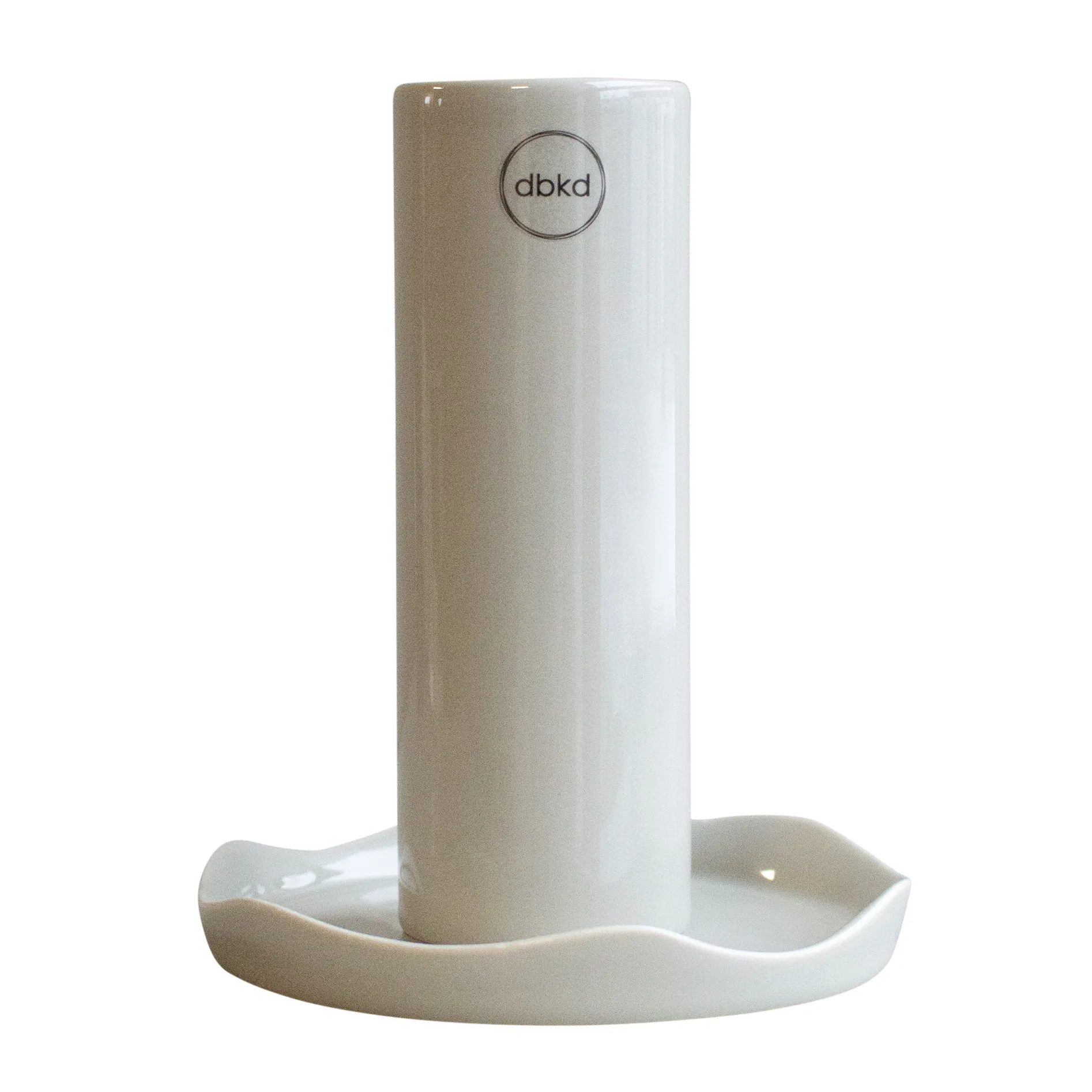 Wave βάζο 15 cm, Γυαλιστερό χρώμα του ασπάλακα DBKD