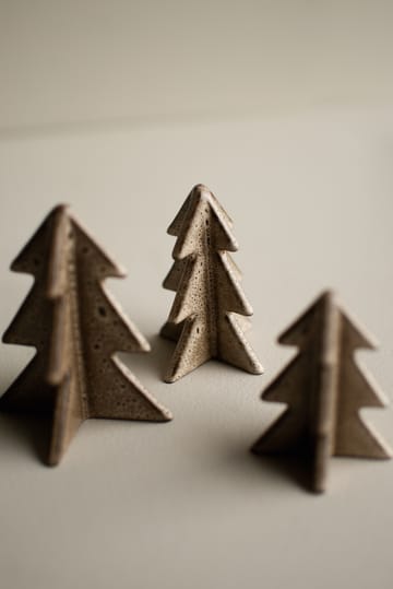 Winter tree διακόσμηση - Beige, 8 cm - DBKD