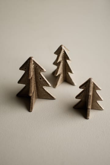 Winter tree διακόσμηση - Beige, 9,5 cm - DBKD
