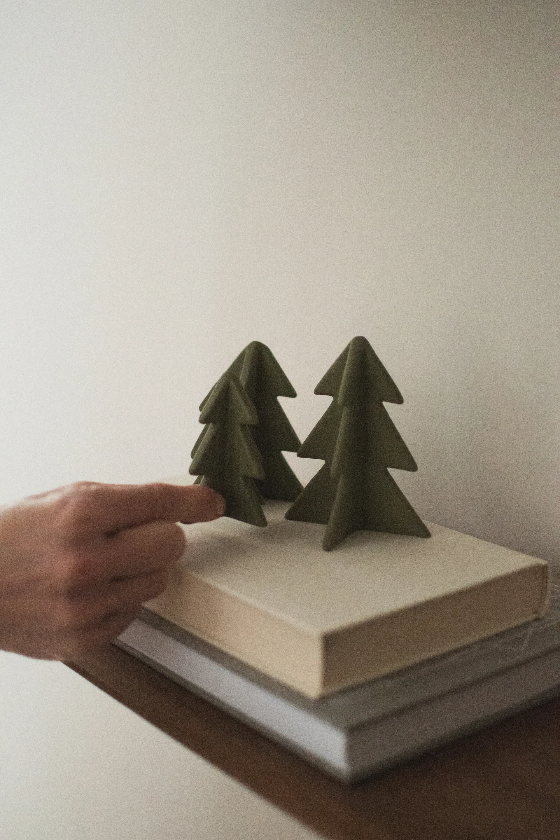 Winter tree διακόσμηση, Green, 7 cm DBKD