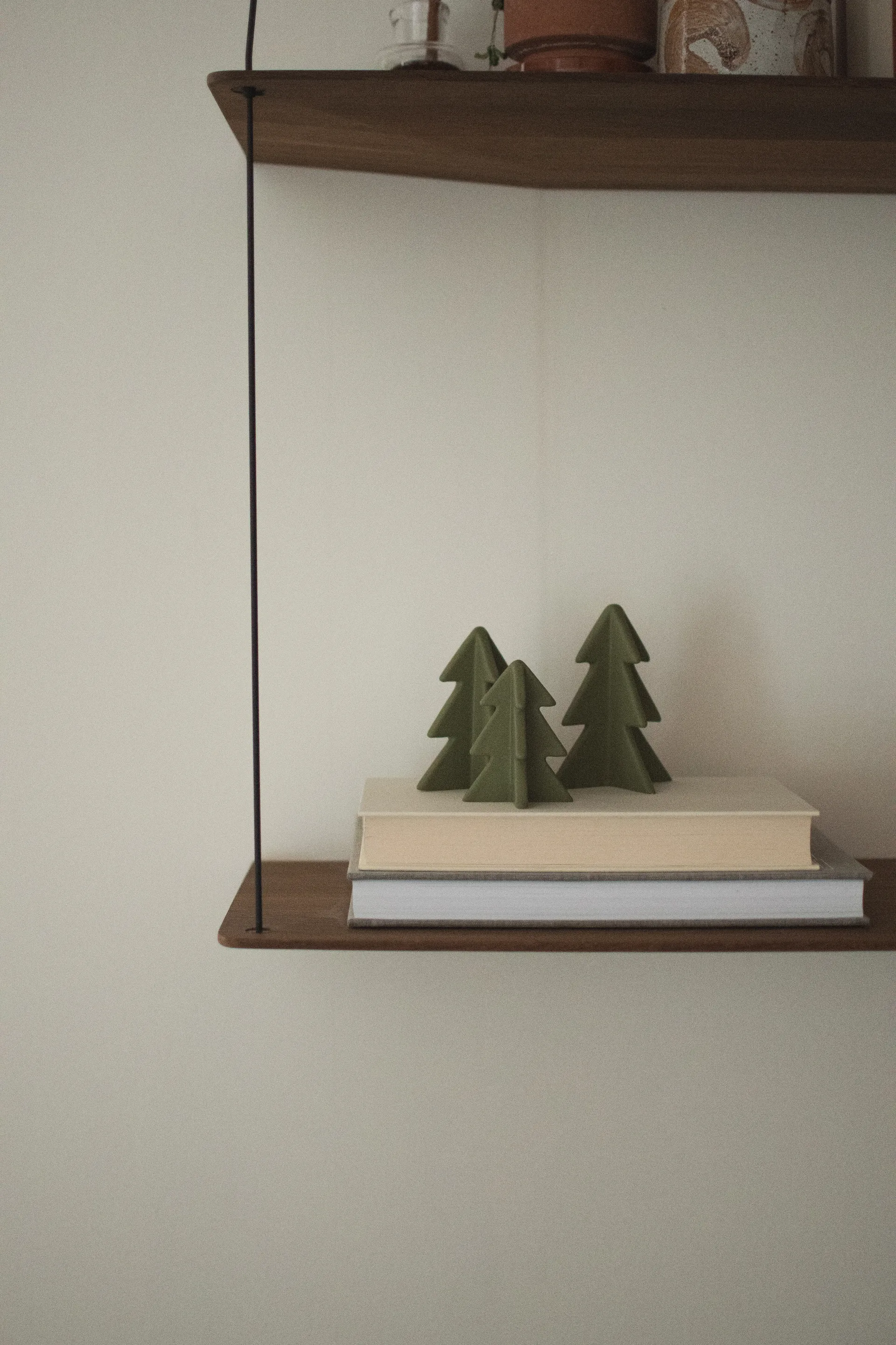 Winter tree διακόσμηση, Green, 7 cm DBKD