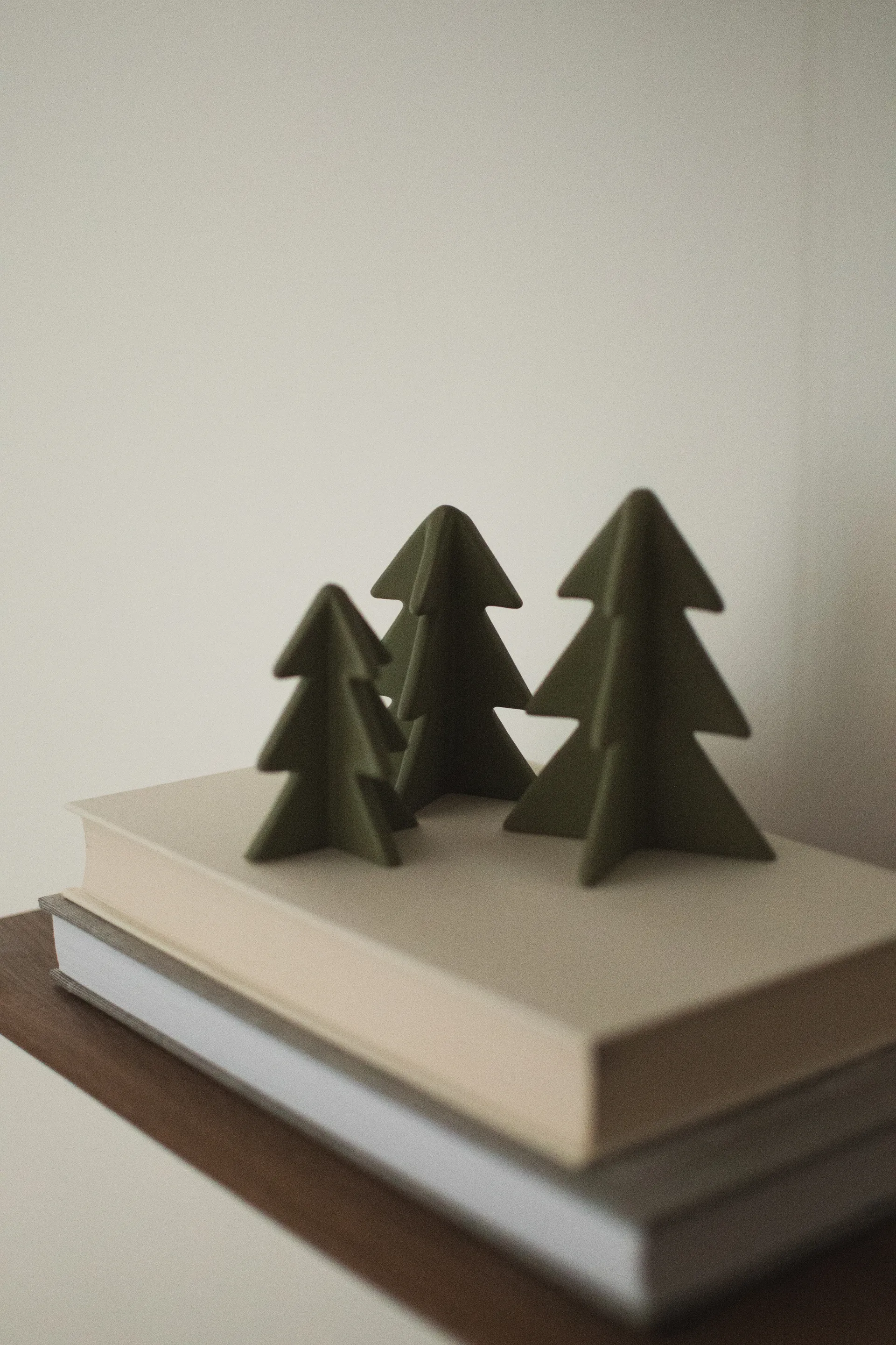 Winter tree διακόσμηση, Green, 8 cm DBKD