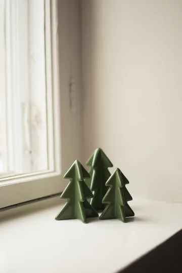 Winter tree διακόσμηση - Green, 8 cm - DBKD