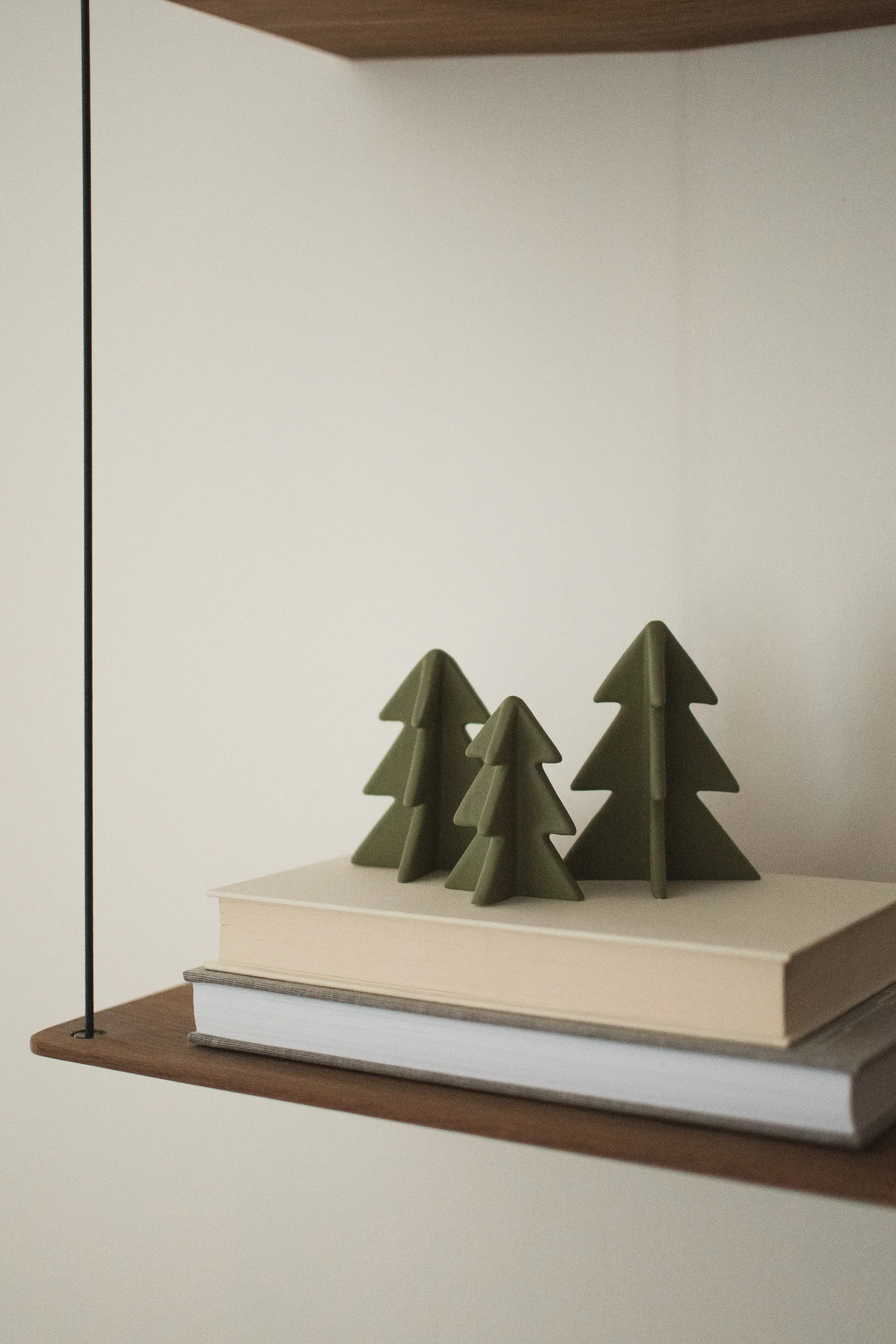 Winter tree διακόσμηση, Green, 8 cm DBKD