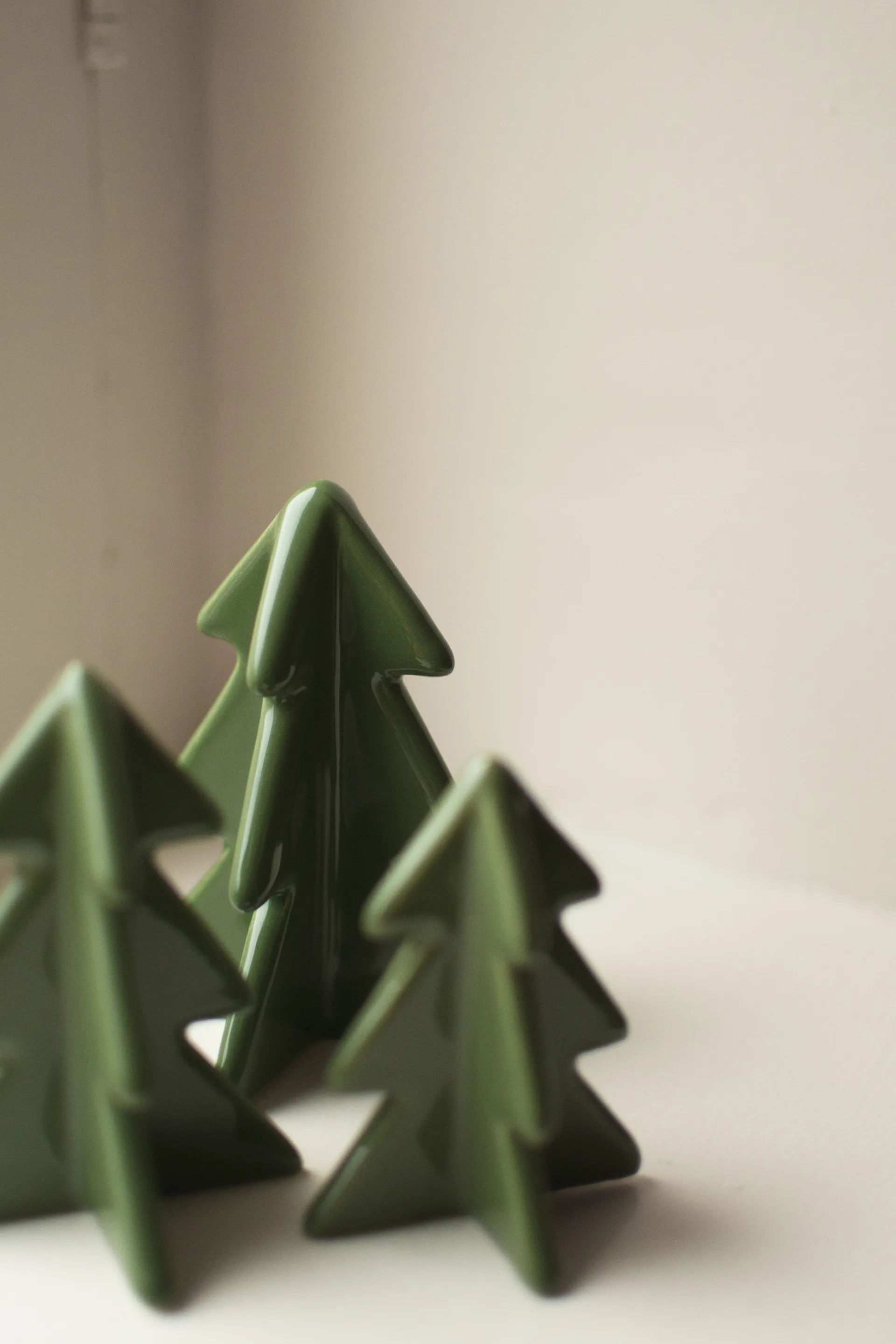 Winter tree διακόσμηση, Green, 9,5 cm DBKD