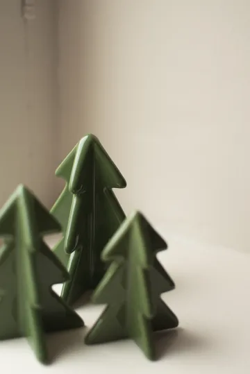 Winter tree διακόσμηση - Green, 9,5 cm - DBKD