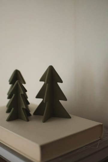 Winter tree διακόσμηση - Green, 9,5 cm - DBKD