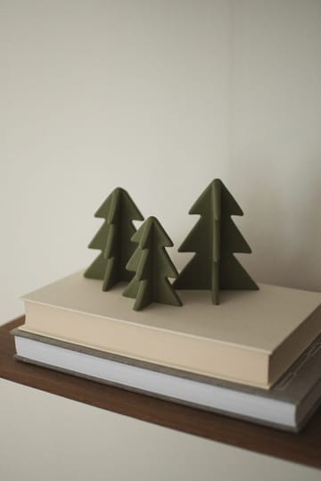 Winter tree διακόσμηση - Green, 9,5 cm - DBKD