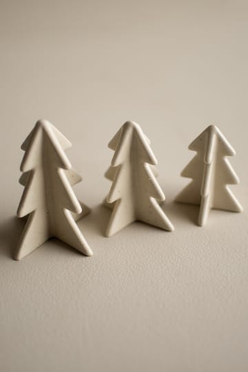 Winter tree διακόσμηση - Vanilla, 8 cm - DBKD