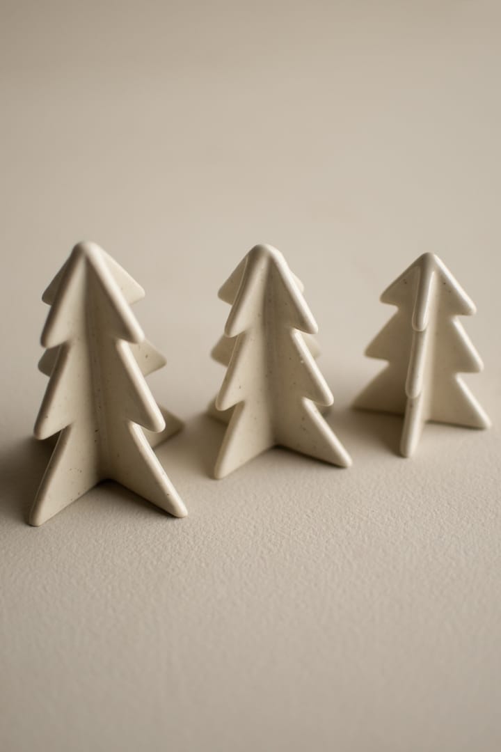 Winter tree διακόσμηση, Vanilla, 8 cm DBKD