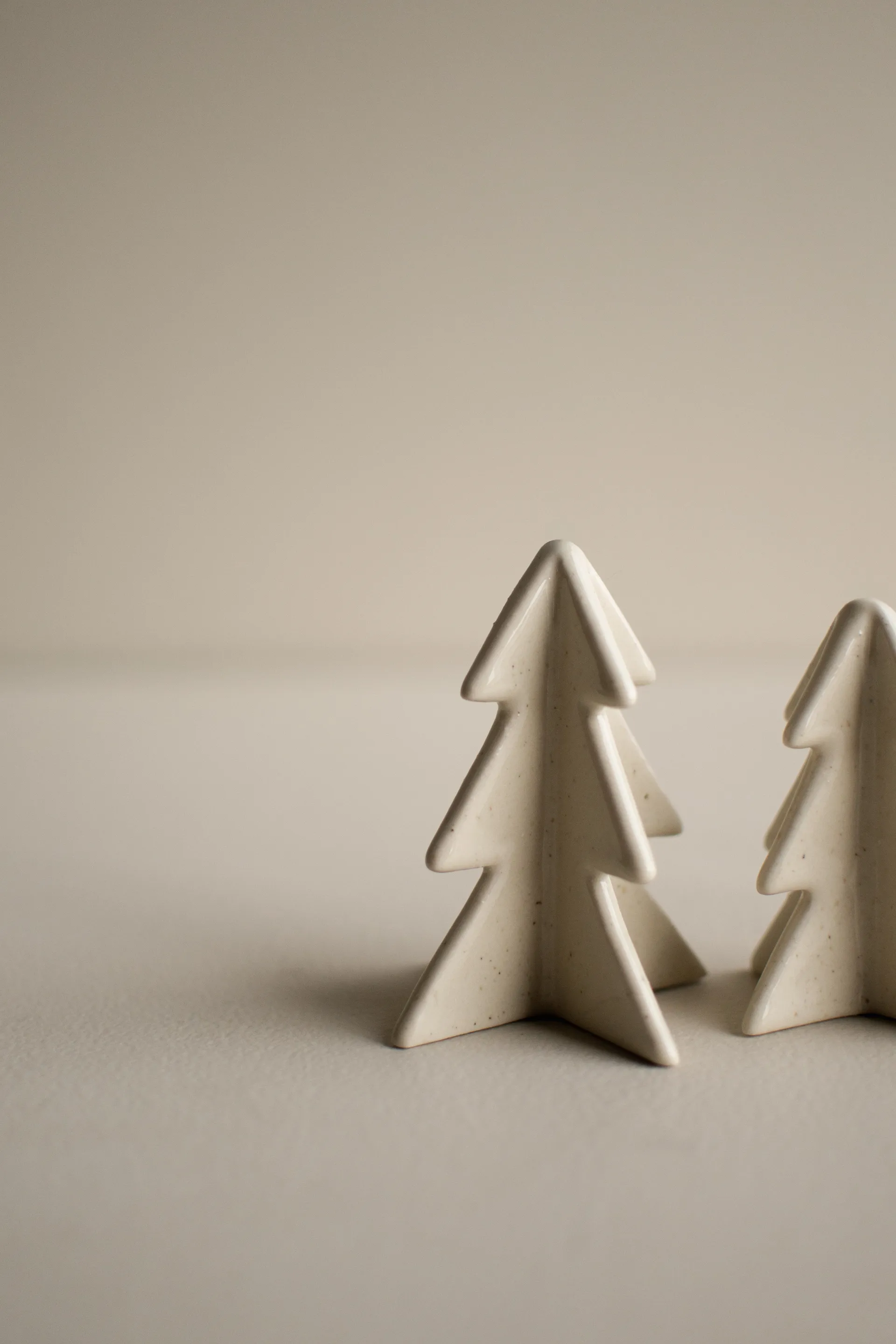 Winter tree διακόσμηση, Vanilla, 9,5 cm DBKD