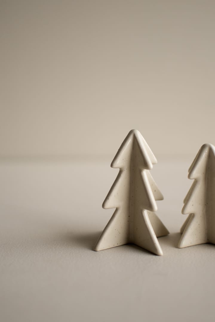 Winter tree διακόσμηση, Vanilla, 9,5 cm DBKD