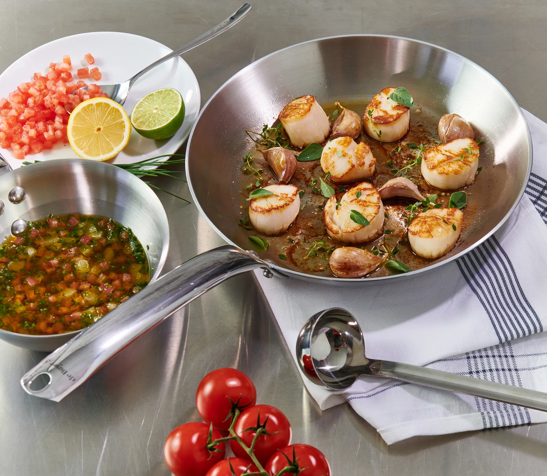 Alchimy τηγάνι από ανοξείδωτο ατσάλι, Ø32 εκ. De Buyer