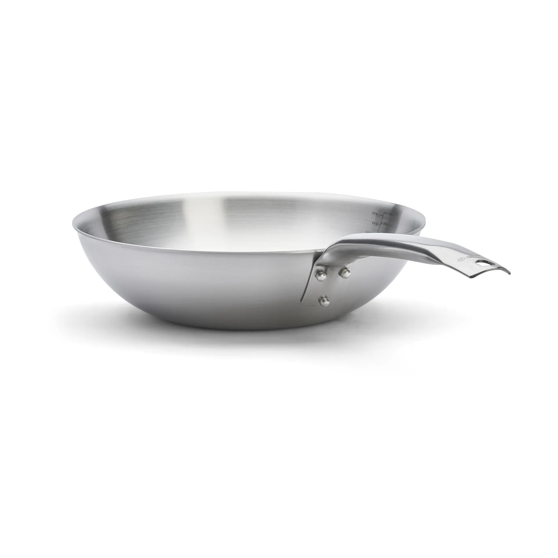 Alchimy wok ανοξείδωτο ατσάλι, Ø28 εκ. De Buyer