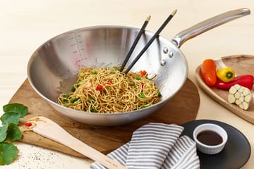 Alchimy wok ανοξείδωτο ατσάλι - Ø32 εκ. - De Buyer