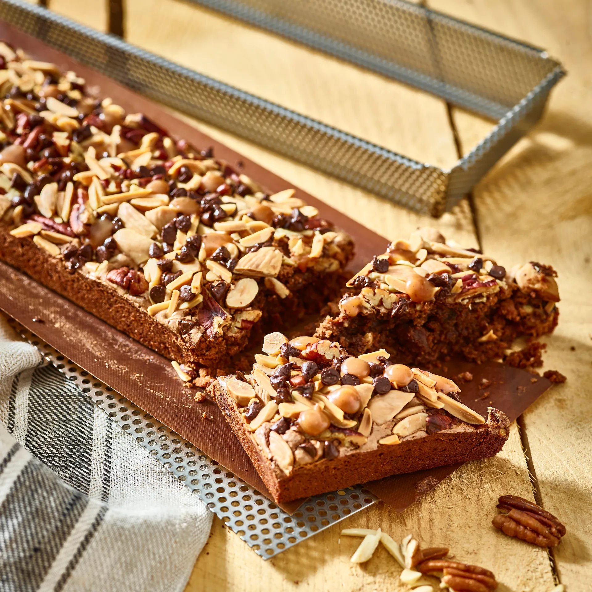 Baking δίσκος με αφαιρούμενη βάση, 10,5x35 cm De Buyer