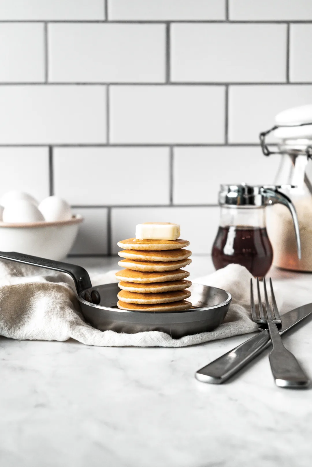 Mineral B τηγάνι για τηγανίτες μίνι, 12 cm De Buyer