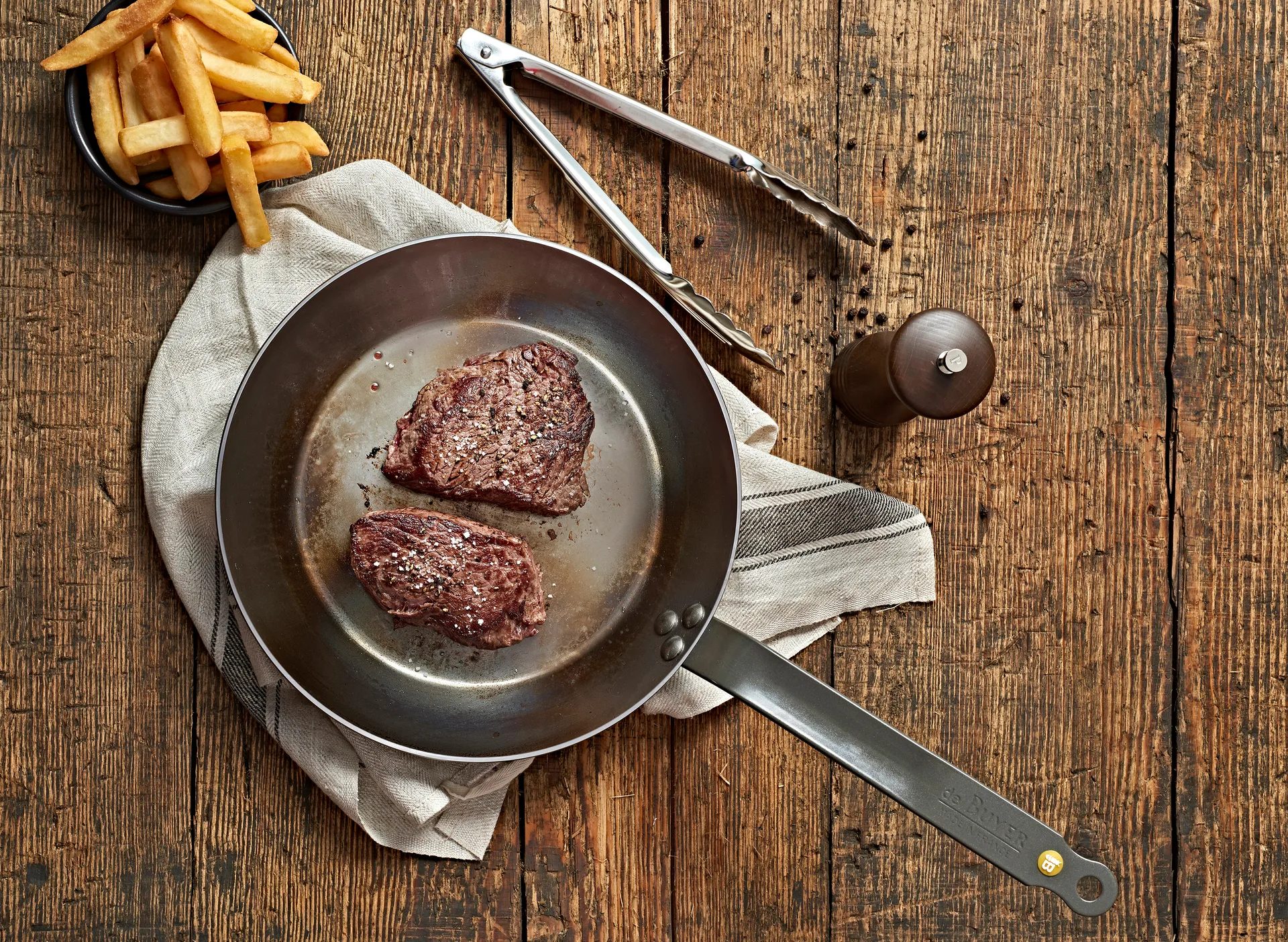 Mineral B τηγάνι, 28 cm De Buyer