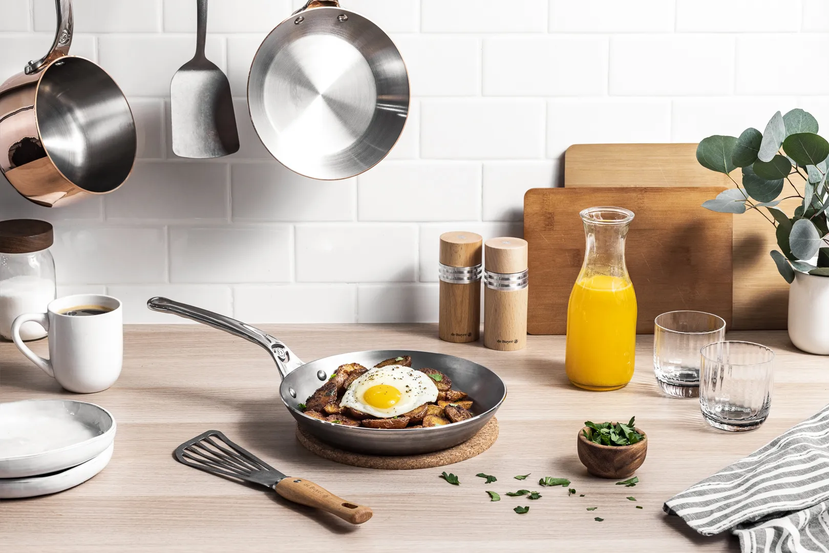 Mineral B Pro τηγάνι, 24 cm De Buyer