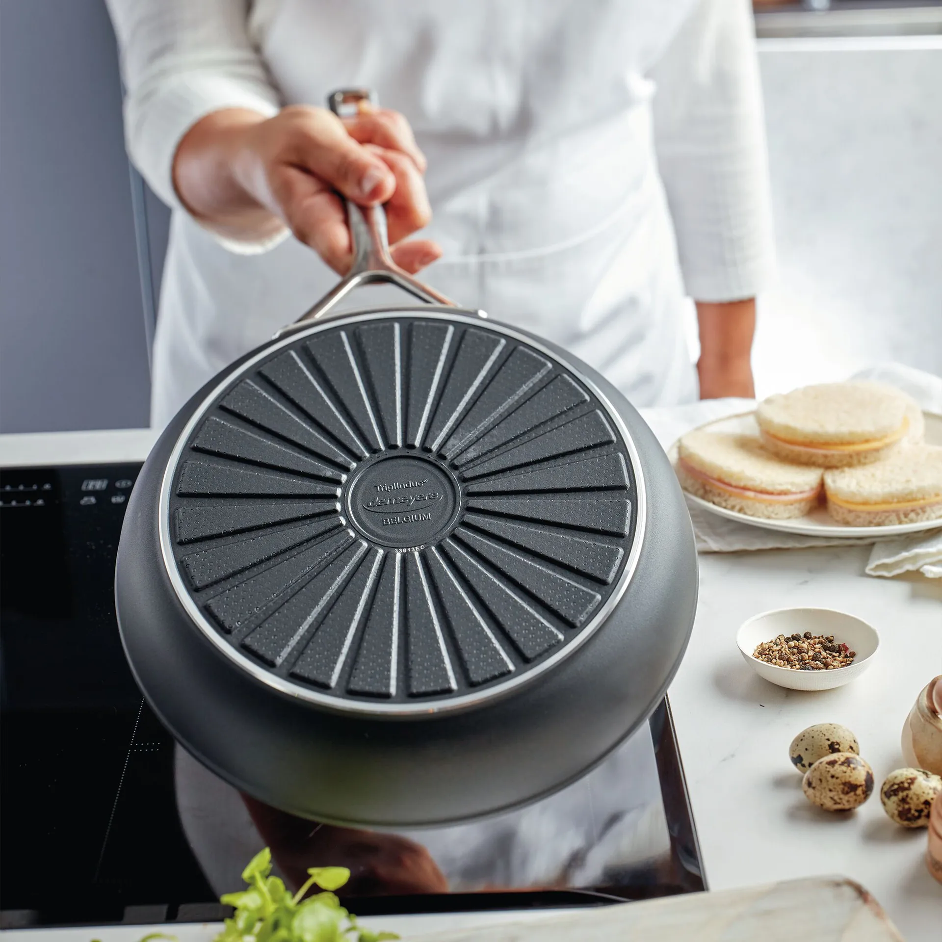 Alu Pro 5 Ceraforce σετ τηγανιών κεραμικό 5-στρώσεων, 2 τεμάχια Demeyere