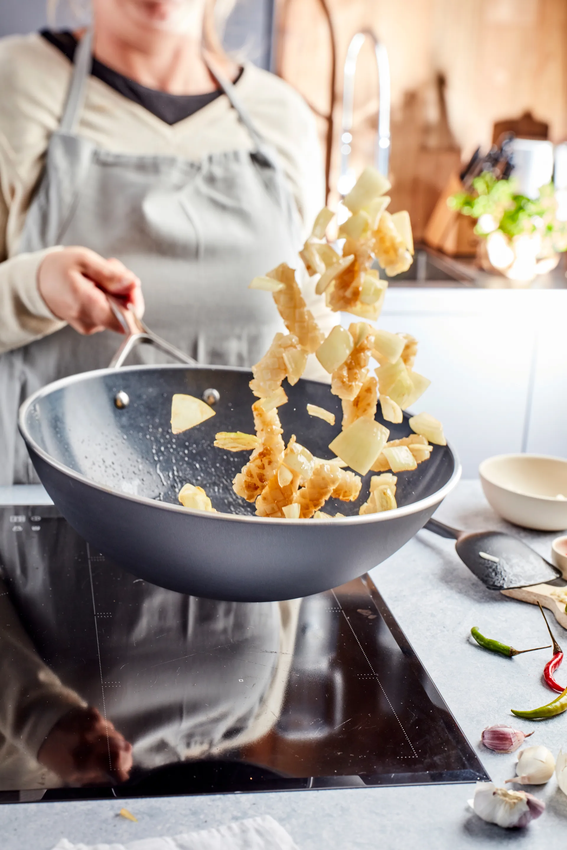 Alu Pro 5 Ceraforce wok τηγάνι κεραμικό 5-στρώσεων, Ø30 εκ. Demeyere