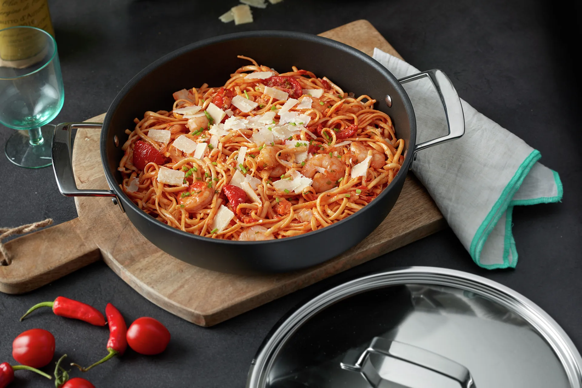 Demeyere Alu Pro κατσαρολάκι , Μαύρο Demeyere