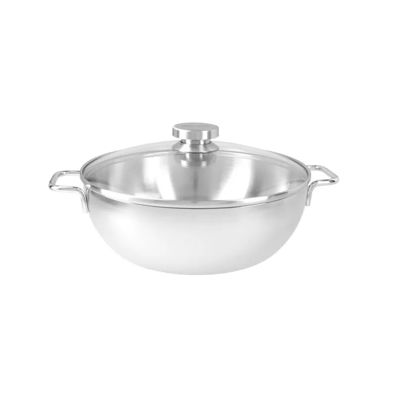 Demeyere Apollo 7 τηγάνι σερβιρίσματος ανοξείδωτο χάλυβα, 4,8 Λ Demeyere