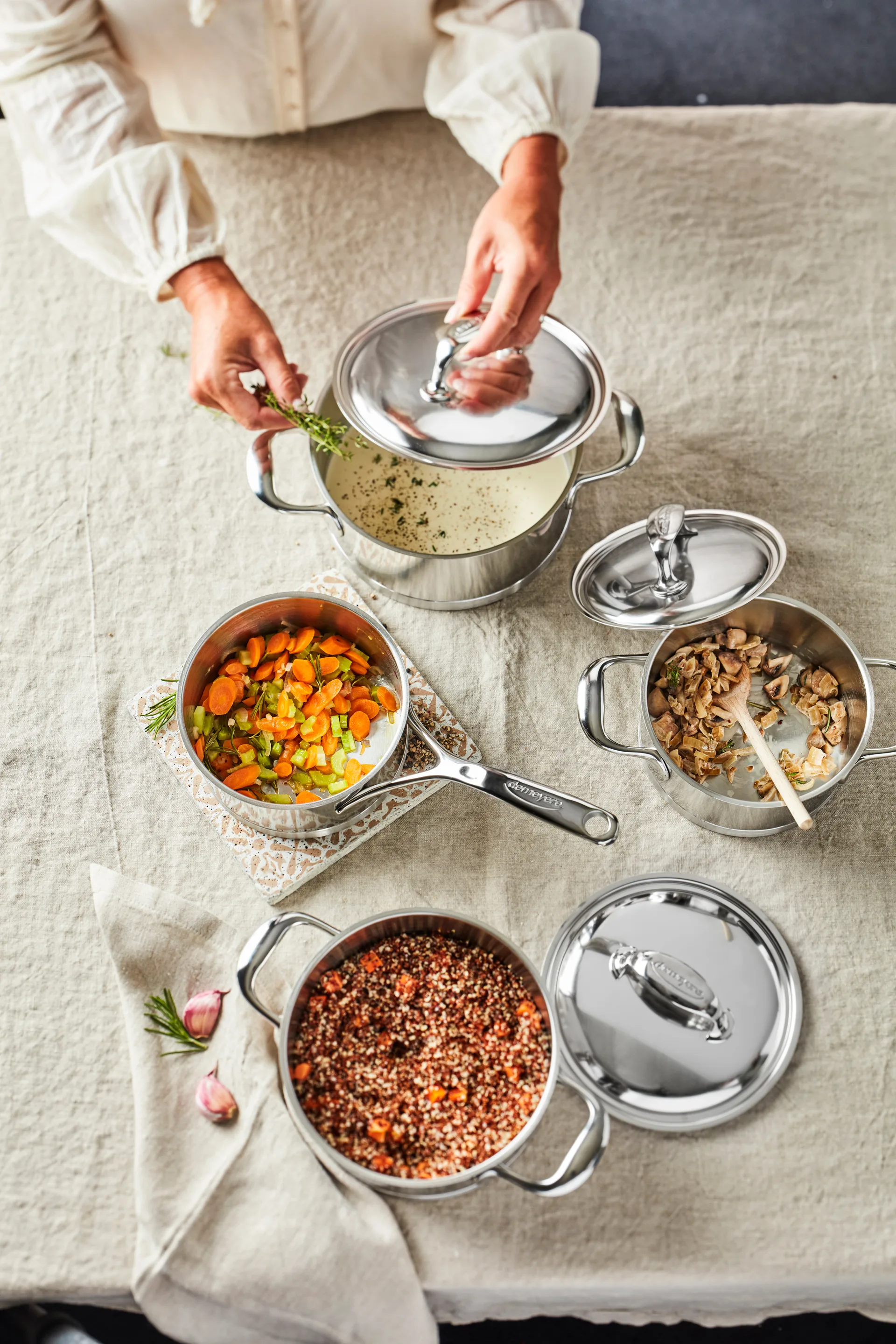 Demeyere Atlantis 7 κατσαρόλα χαμηλή ανοξείδωτο ατσάλι, 1,5 Λ Demeyere