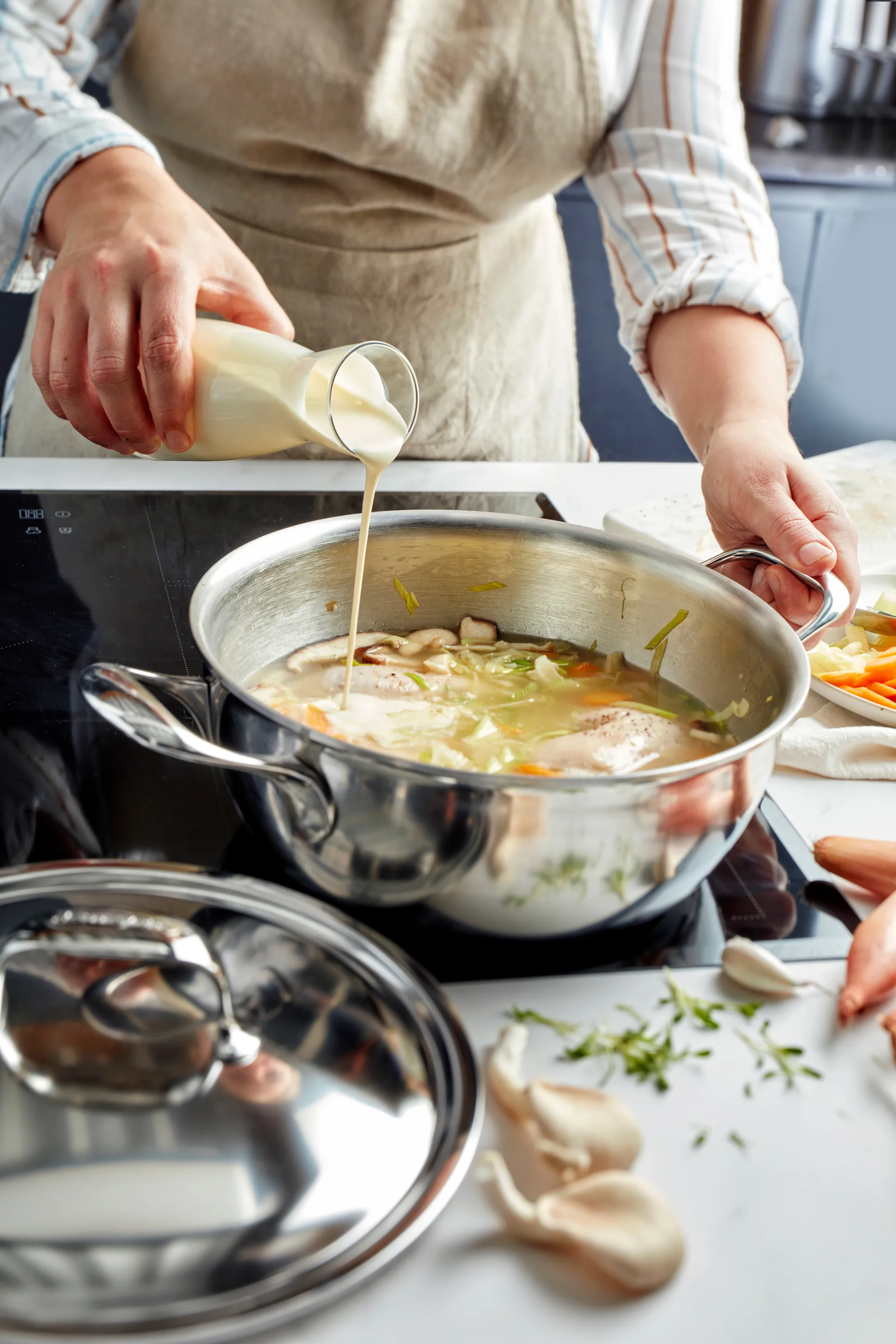 Demeyere Atlantis 7 τηγάνι σερβιρίσματος ανοξείδωτο ατσάλι, 4,8 Λ Demeyere