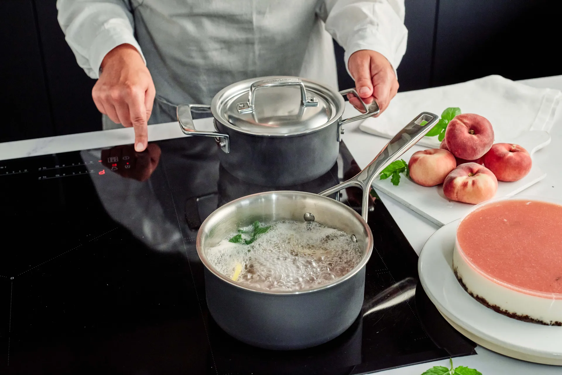 Demeyere Black 5 κατσαρόλα 5-στρώσεων ανοξείδωτο ατσάλι, 1,5 Λ Demeyere