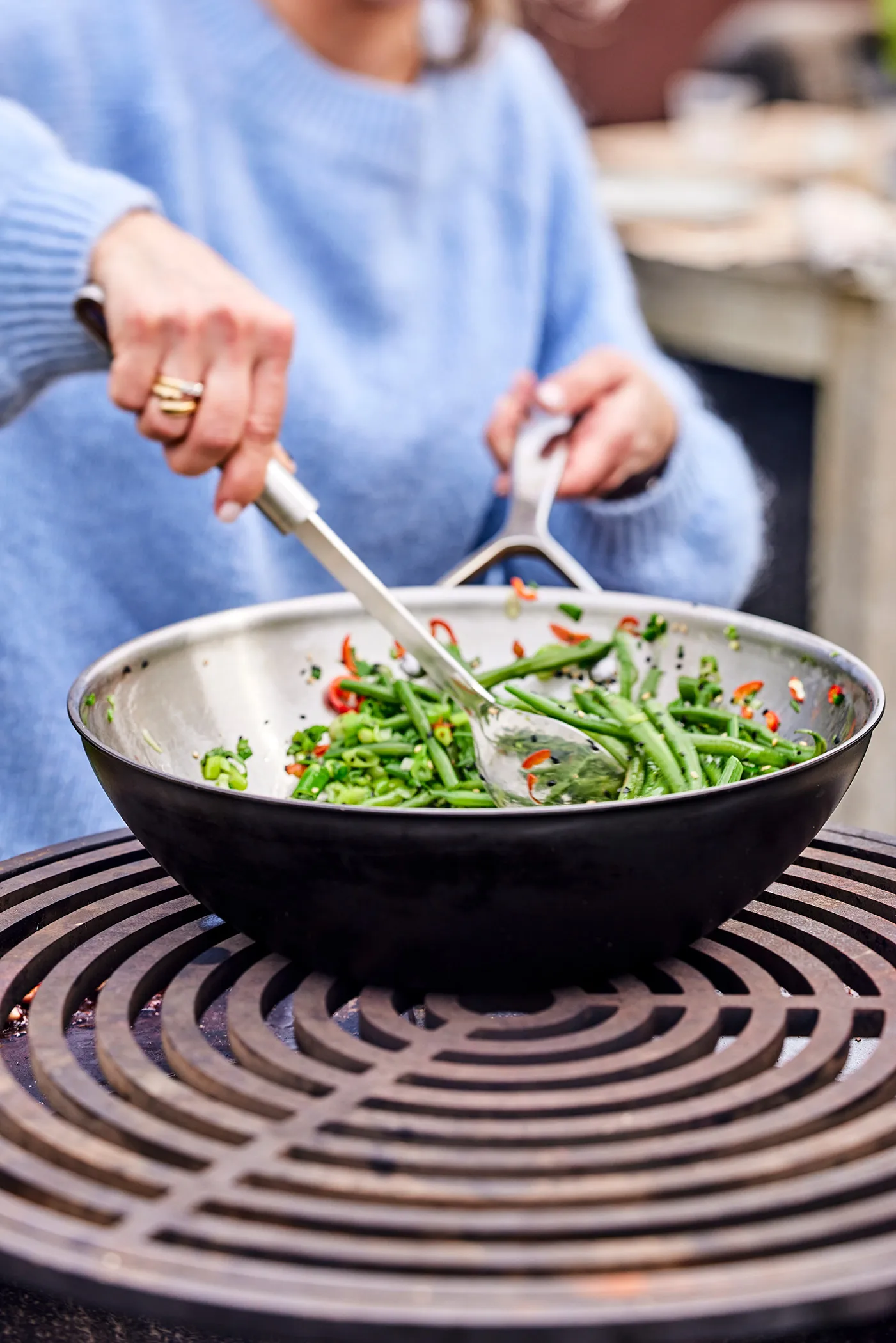 Demeyere Black 5 wok τηγάνι ανοξείδωτο ατσάλι., Ø30 εκ. Demeyere