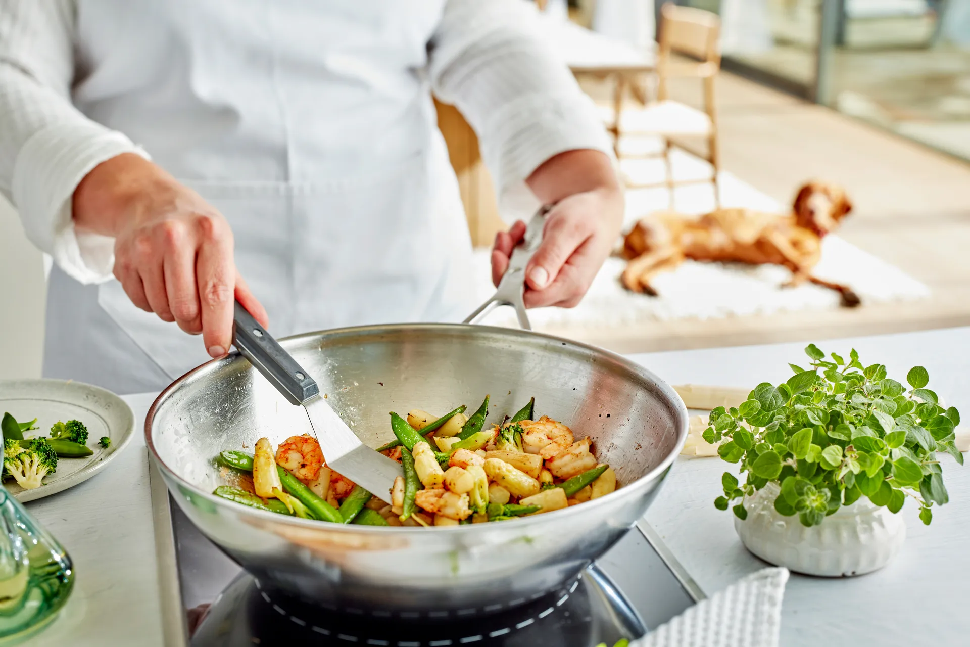 Industry 5 wok τηγάνι απο ανοξείδωτο ατσάλι 5-στρώσεων, Ø30 εκ. Demeyere