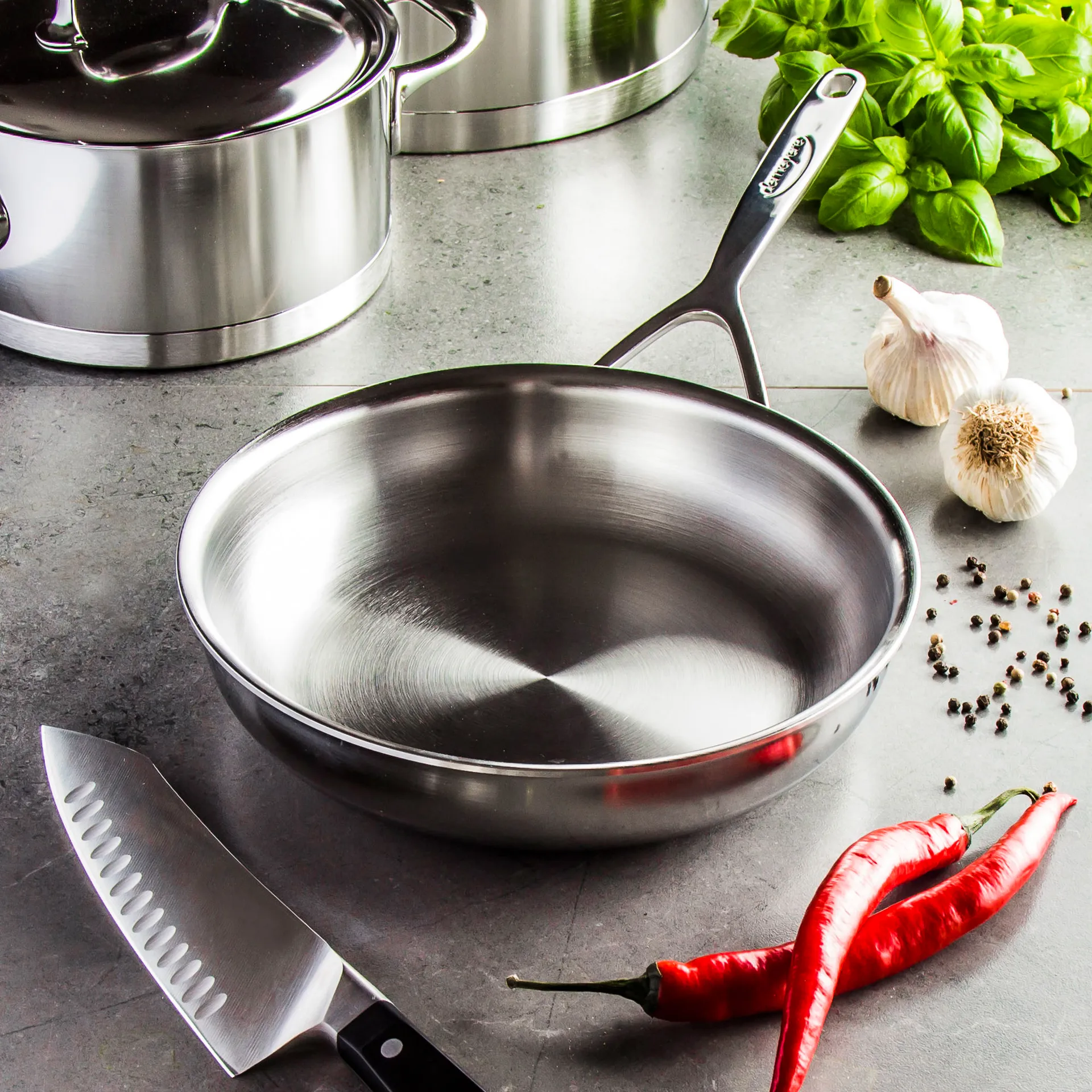 Multiline 7 τηγάνι ανοξείδωτο ατσάλι 7-στρώσεων, Ø20 εκ. Demeyere