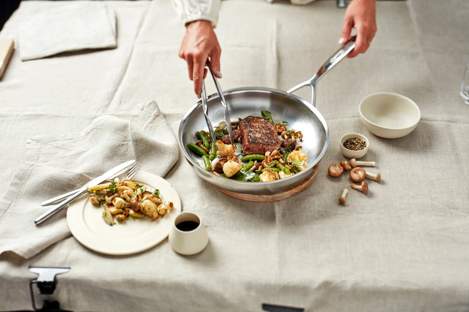 Multiline 7 τηγάνι ανοξείδωτο ατσάλι 7-στρώσεων, Ø24 εκ. Demeyere