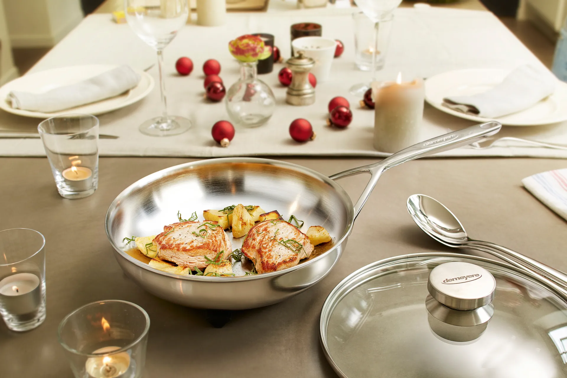 Multiline 7 τηγάνι ανοξείδωτο ατσάλι 7-στρώσεων, Ø28 εκ. Demeyere