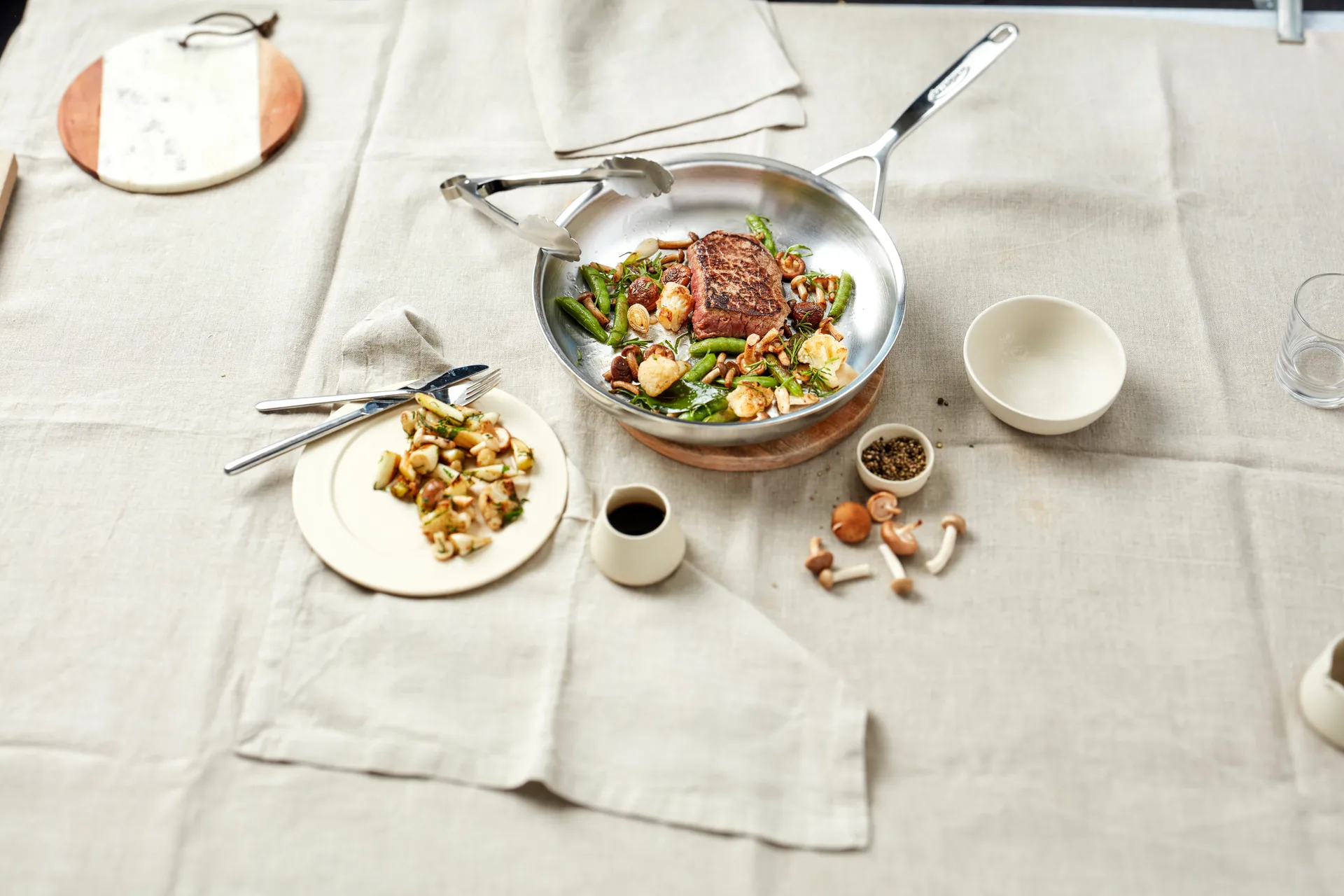 Multiline 7 τηγάνι ανοξείδωτο ατσάλι 7-στρώσεων, Ø32 εκ. Demeyere