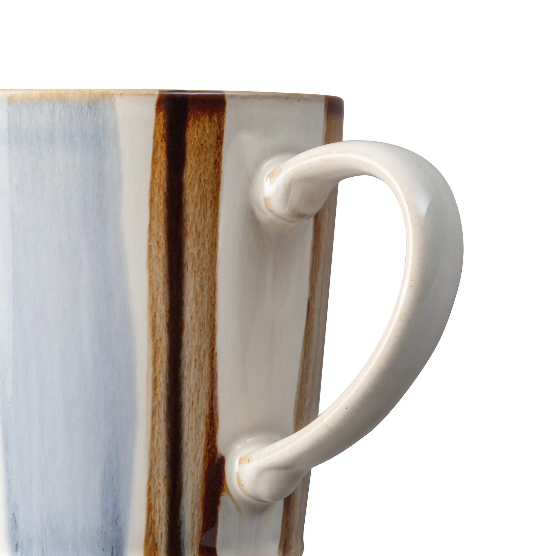 Κούπα Denby με ρίγες 400 ml, καφέ Denby