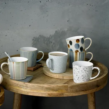 Κούπα Denby με ρίγες 400 ml - καφέ - Denby