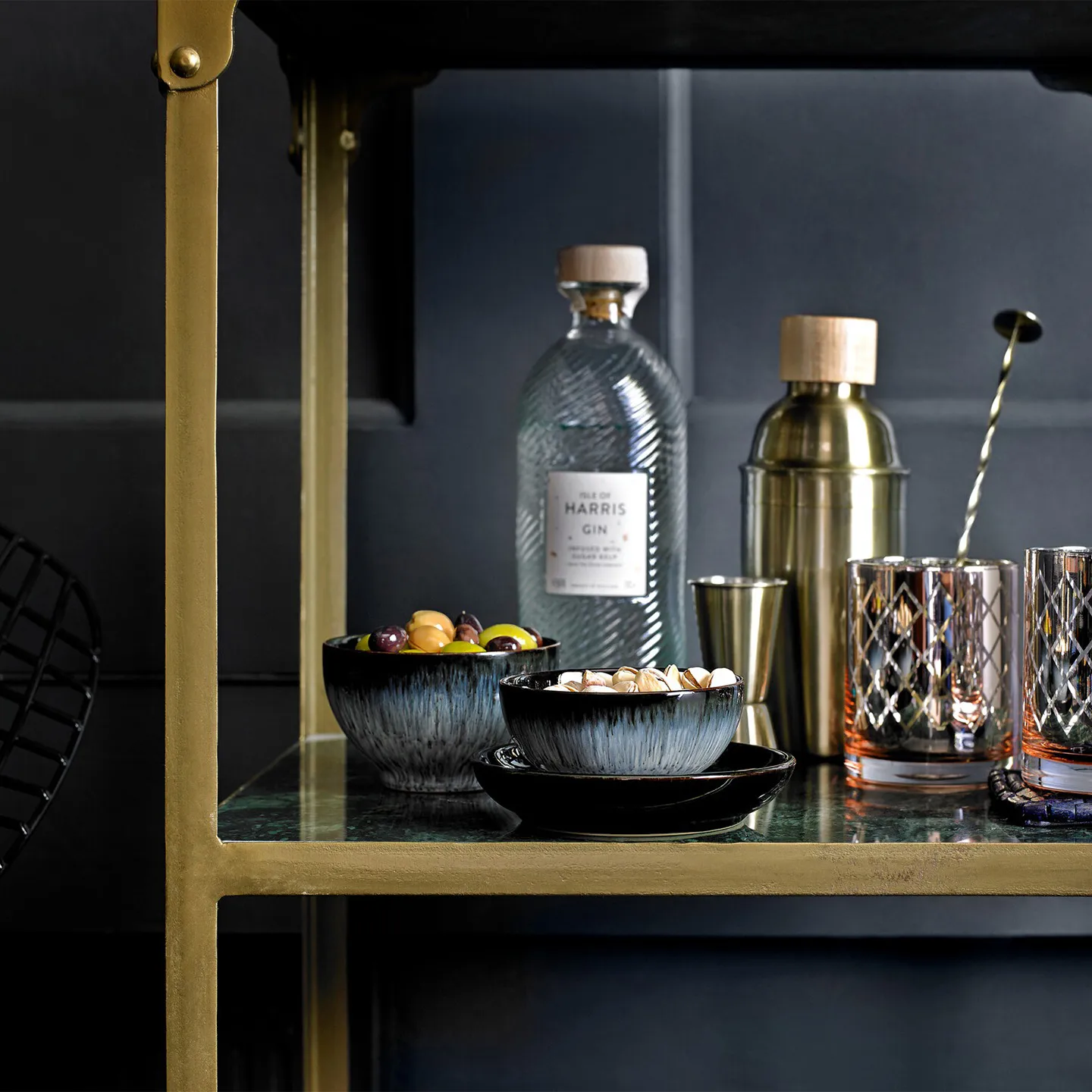 Halo μπολ 10,5 cm, Μπλε-γκρι-μαύρο Denby