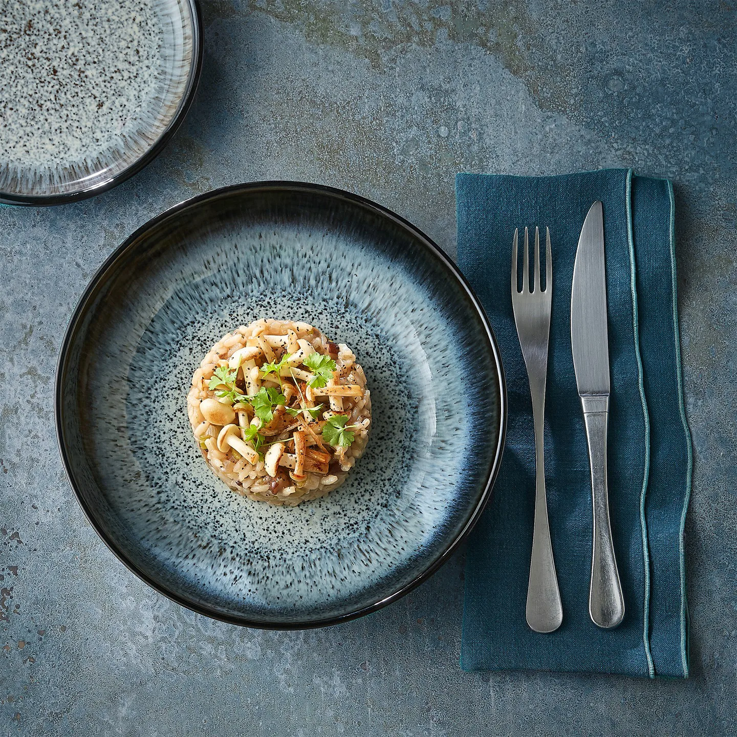 Halo μπολ ζυμαρικών 22 cm, Μπλε-γκρι-μαύρο Denby