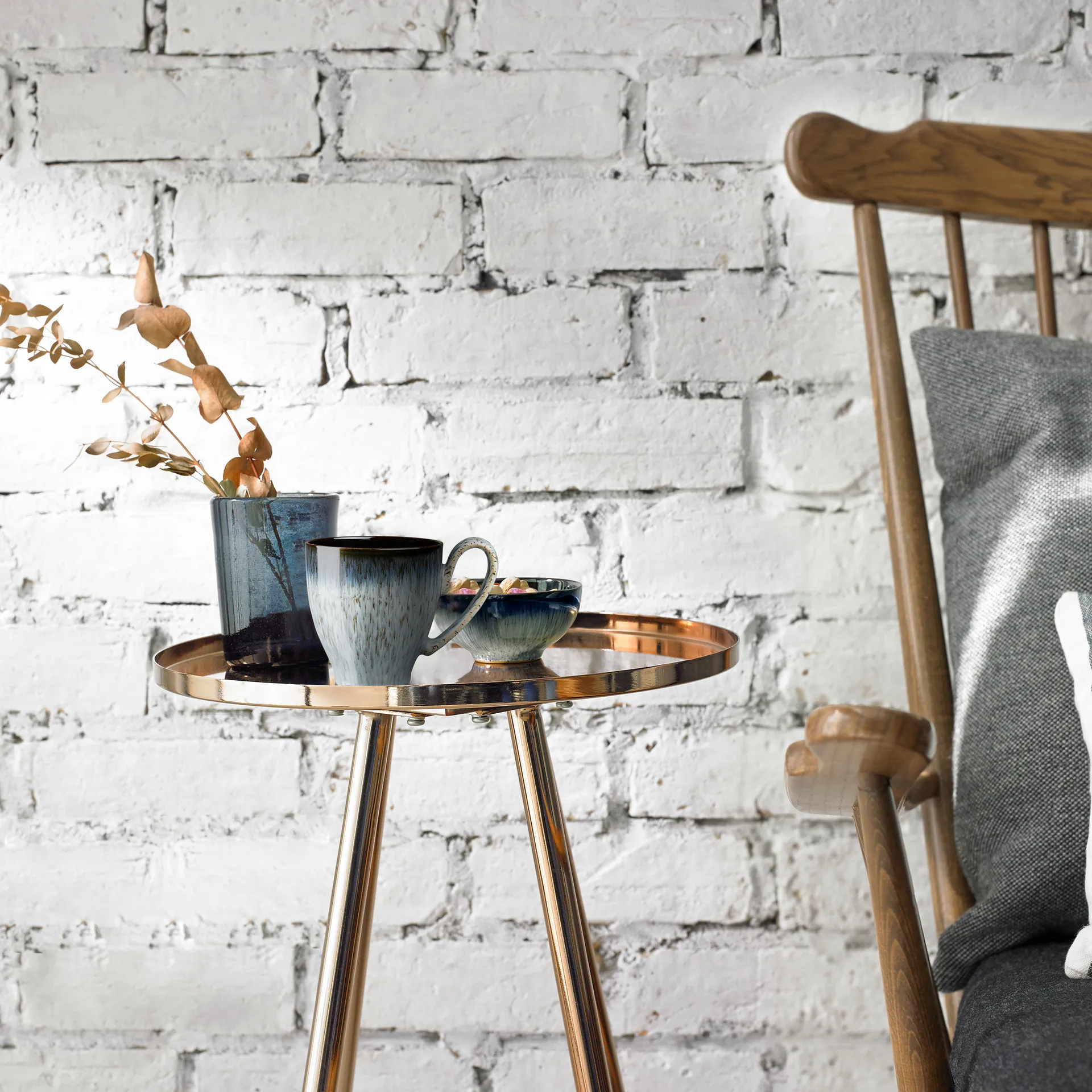 Κούπα Halo 420 ml, Μπλε-γκρι-μαύρο Denby