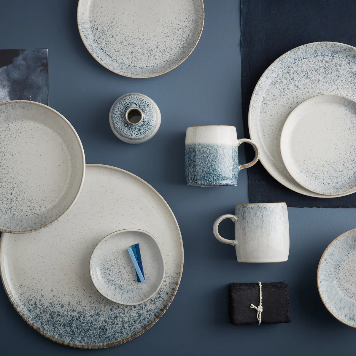 Kiln blue πιάτο 4-pack, Medium, Ø21,5 εκ. Denby