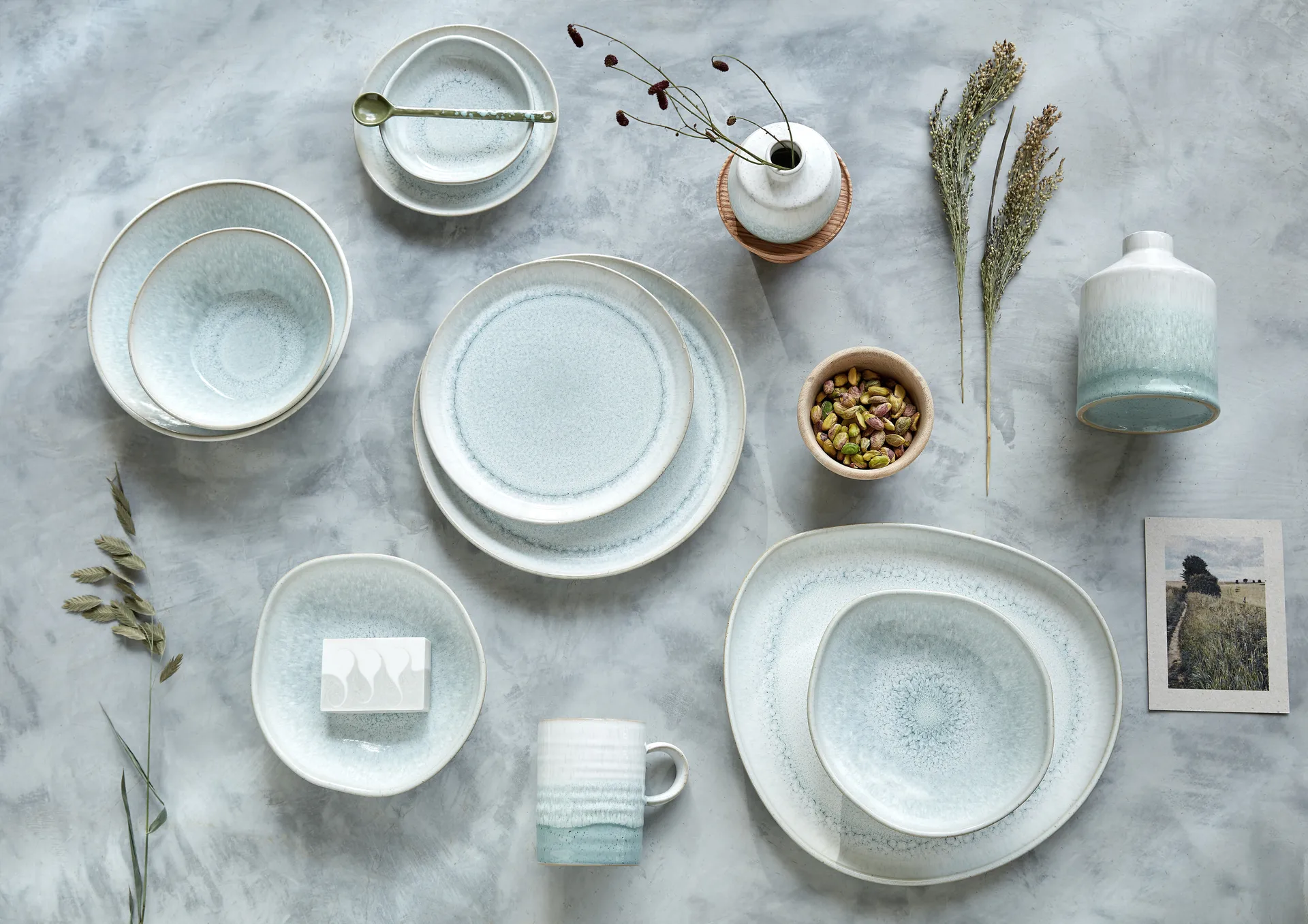 Πιάτο φαγητού Kiln Green 4 τεμάχια, Ø26 cm Denby