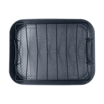 Quantanium Finish ταψί  - Γκρι, με πλέγμα, 41,6x31,8 εκ. - Denby