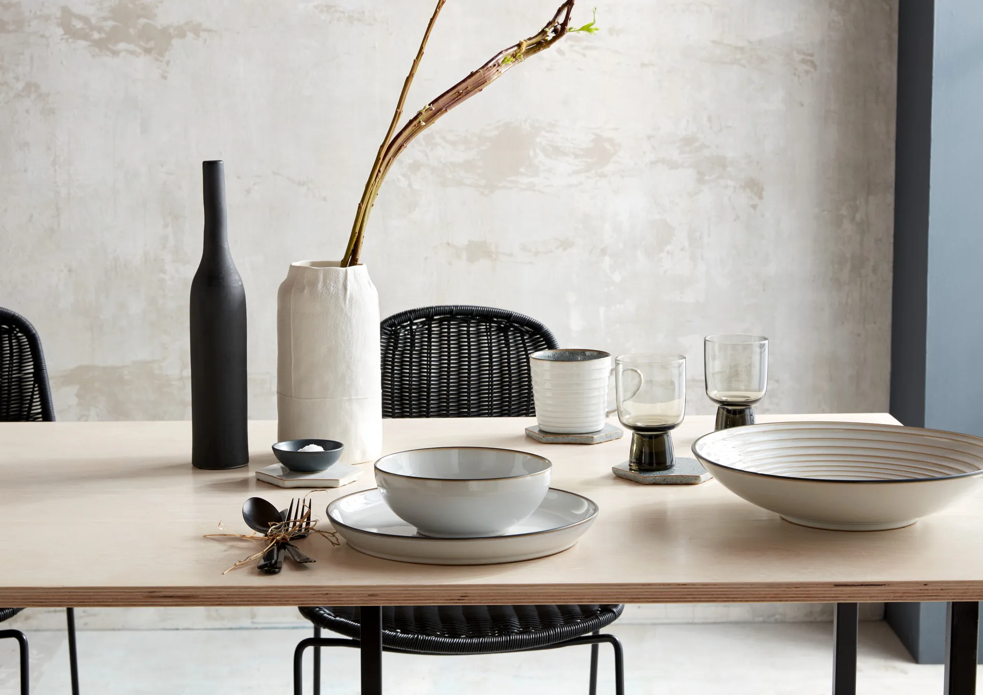 Γκρι μπολ ρυζιού Studio 13 εκ, Χαλαζίας Denby