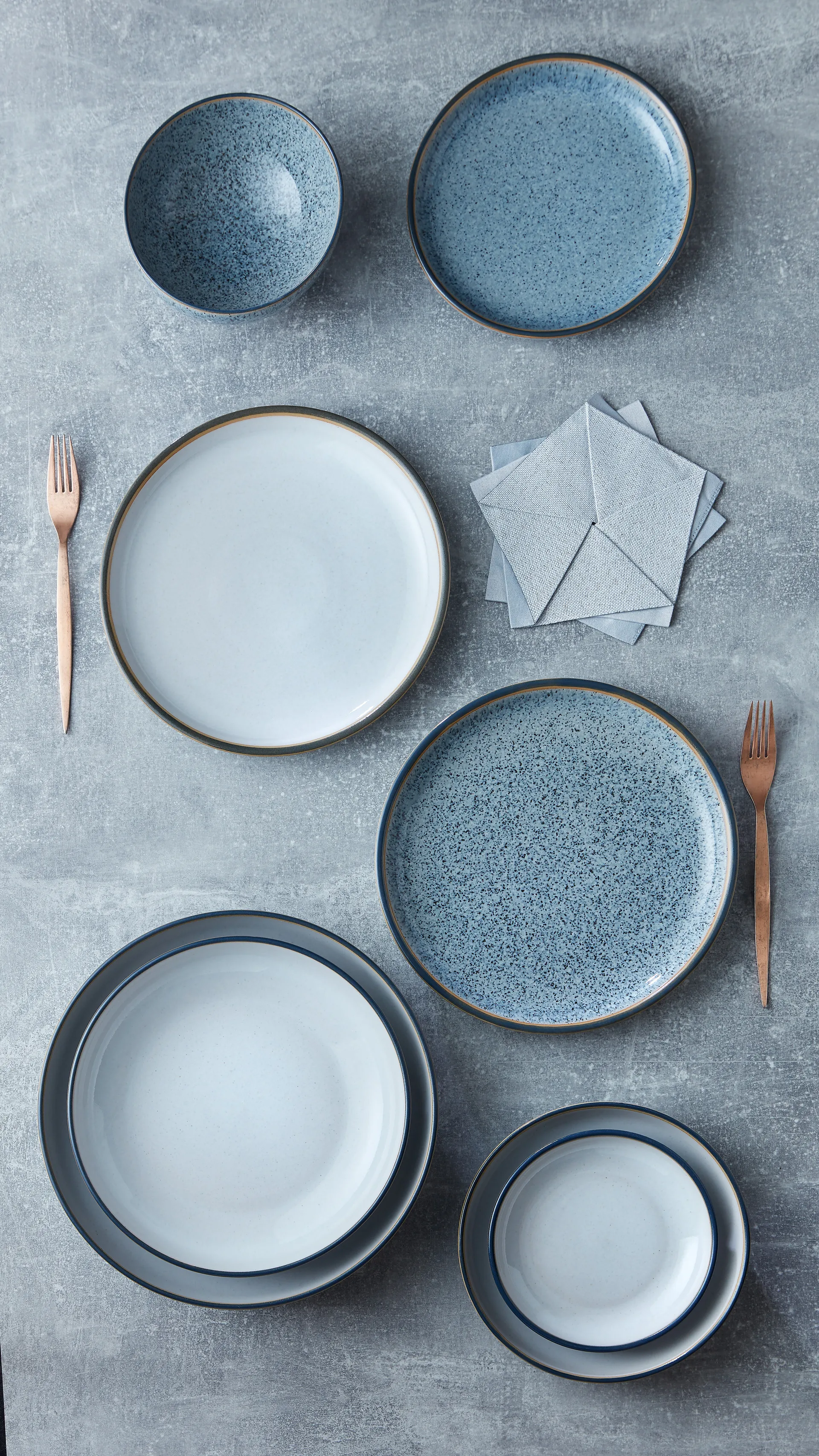 Κουπέ μικρό πιάτο, Studio Γκρι, 17 εκ, Γρανίτης Denby