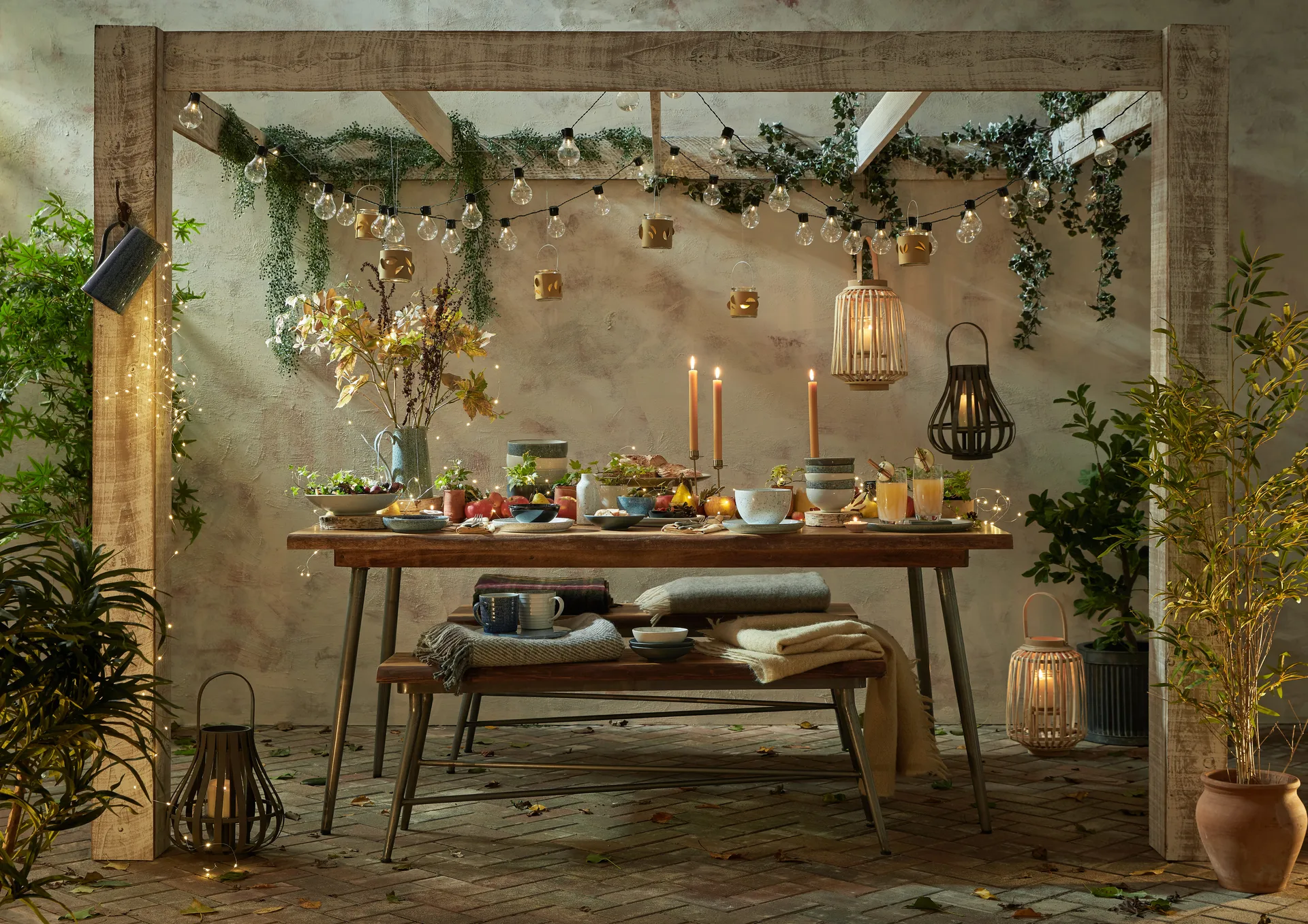 Γκρι πλατύ μπολ πρωινού Studio 17 εκ, Γρανίτης Denby